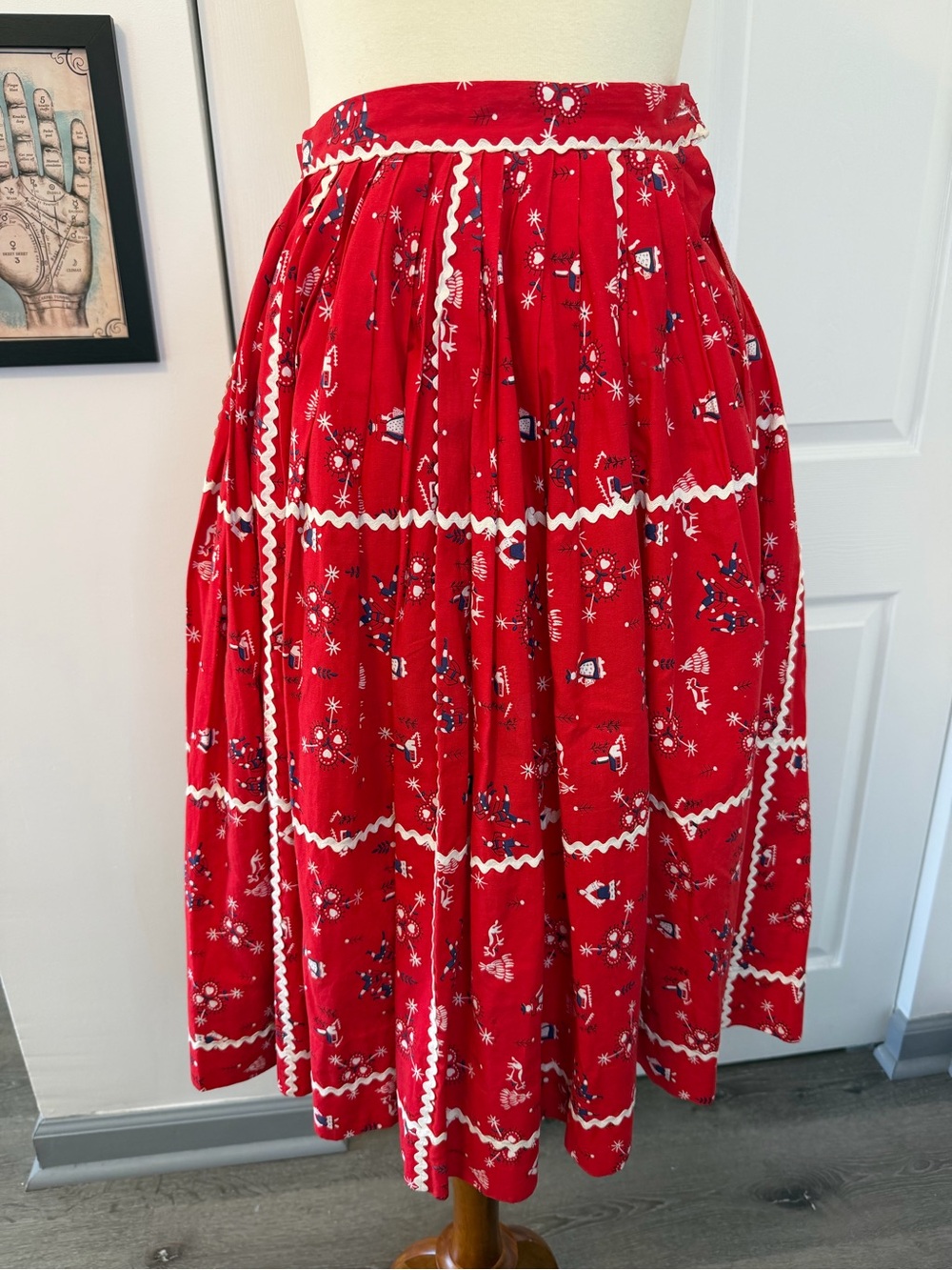 Alex Colman Novelty Print Circle Skirt